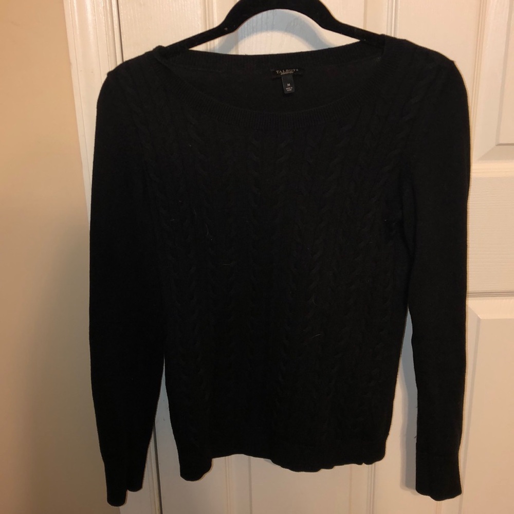 Talbots black sweater
